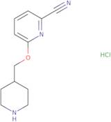 6-[(Piperidin-4-yl)methoxy]pyridine-2-carbonitrile hydrochloride