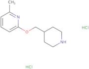 2-Methyl-6-[(piperidin-4-yl)methoxy]pyridine dihydrochloride