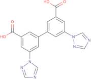 5,5'-Di(1H-1,2,4-triazol-1-yl)-[1,1'-biphenyl]-3,3'-dicarboxylic acid