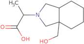 2-(3a-(Hydroxymethyl)octahydro-2H-isoindol-2-yl)propanoic acid