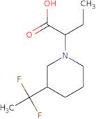 2-(3-(1,1-Difluoroethyl)piperidin-1-yl)butanoic acid