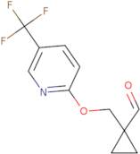 1-(((5-(Trifluoromethyl)pyridin-2-yl)oxy)methyl)cyclopropane-1-carbaldehyde