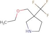 3-(Ethoxymethyl)-3-(trifluoromethyl)pyrrolidine