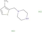 1-[(3-Methyl-2-thienyl)methyl]piperazine dihydrochloride