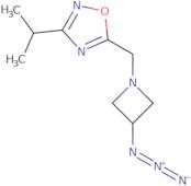 5-((3-Azidoazetidin-1-yl)methyl)-3-isopropyl-1,2,4-oxadiazole