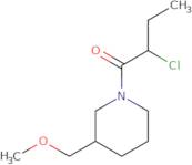 2-Chloro-1-(3-(methoxymethyl)piperidin-1-yl)butan-1-one