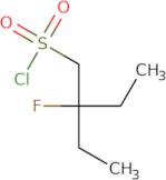 2-Ethyl-2-fluorobutane-1-sulfonyl chloride