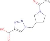 1-((1-Acetylpyrrolidin-3-yl)methyl)-1H-1,2,3-triazole-4-carboxylic acid