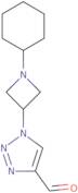 1-(1-Cyclohexylazetidin-3-yl)-1H-1,2,3-triazole-4-carbaldehyde
