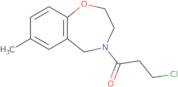 3-Chloro-1-(7-methyl-2,3-dihydrobenzo[f][1,4]oxazepin-4(5H)-yl)propan-1-one