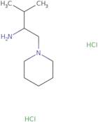 3-Methyl-1-(piperidin-1-yl)butan-2-amine dihydrochloride