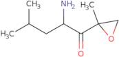 (2S)-2-Amino-4-methyl-1-[(2R)-2-methyloxiran-2-yl]pentan-1-one