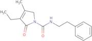 3-Ethyl-2,5-dihydro-4-methyl-2-oxo-N-(2-phenylethyl)-1H-pyrrole-1-carboxamide