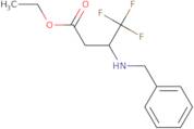 Ethyl 3-(benzylamino)-4,4,4-trifluorobutanoate