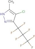 4-Chloro-3-(1,1,2,2,3,3,3-heptafluoropropyl)-5-methyl-1H-pyrazole