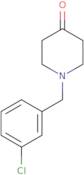 1-[(3-Chlorophenyl)methyl]piperidin-4-one