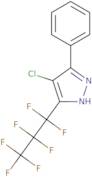 4-Chloro-3-(heptafluoropropyl)-5-phenylpyrazole