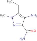 4-Amino-5-ethyl-1-methyl-1H-pyrazole-3-carboxylic acid amide