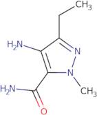 4-Amino-3-ethyl-1-methyl-1H-pyrazole-5-carboxamide