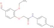 2-(2-Ethoxy-4-formylphenoxy)-N-(p-tolyl)acetamide