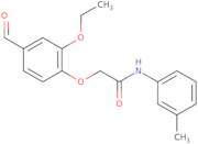 2-(2-Ethoxy-4-formyl-phenoxy)-N-m-tolyl-acetamide