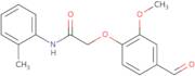 2-(4-Formyl-2-methoxyphenoxy)-N-(2-methylphenyl)acetamide