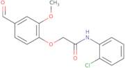 N-(2-Chlorophenyl)-2-(4-formyl-2-methoxyphenoxy)acetamide