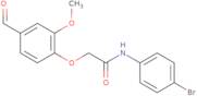 N-(4-Bromophenyl)-2-(4-formyl-2-methoxyphenoxy)acetamide