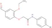 N-(4-Bromophenyl)-2-(2-ethoxy-4-formylphenoxy)acetamide