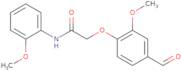 2-(4-Formyl-2-methoxyphenoxy)-N-(2-methoxyphenyl)acetamide