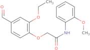 2-(2-Ethoxy-4-formylphenoxy)-N-(2-methoxyphenyl)acetamide