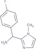 C-(4-Fluoro-phenyl)-C-(1-methyl-1H-imidazol-2-yl)-methylamine