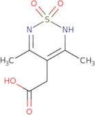 2-(3,5-Dimethyl-1,1-dioxo-2H-1,2,6-thiadiazin-4-yl)acetic acid