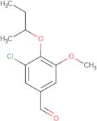 4-Sec-butoxy-3-chloro-5-methoxybenzaldehyde