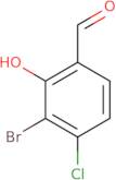 3-Bromo-4-chloro-2-hydroxybenzaldehyde