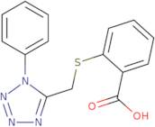 2-{[(1-Phenyl-1H-1,2,3,4-tetrazol-5-yl)methyl]sulfanyl}benzoic acid