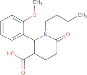 1-Butyl-2-(2-methoxyphenyl)-6-oxopiperidine-3-carboxylic acid