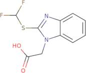 2-{2-[(Difluoromethyl)sulfanyl]-1H-1,3-benzodiazol-1-yl}acetic acid