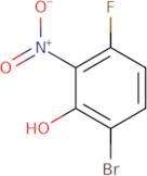 6-Bromo-3-fluoro-2-nitrophenol