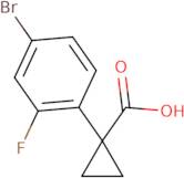 1-(4-Bromo-2-fluorophenyl)cyclopropane-1-carboxylic acid