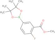 Methyl 2-fluoro-5-(4,4,5,5-tetramethyl-1,3,2-dioxaborolan-2-yl)benzoate