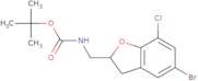 tert-butyl ((5-bromo-7-chloro-2,3-dihydrobenzofuran-2-yl)methyl)carbamate