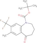 tert-Butyl 7-methyl-5-oxo-8-(trifluoromethyl)-2,3,4,5-tetrahydro-1H-benzo[b]azepine-1-carboxylate