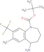 tert-Butyl (5S)-5-amino-7-methyl-8-(trifluoromethyl)-2,3,4,5-tetrahydro-1-benzazepine-1-carboxylate