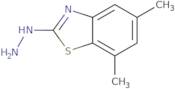 2-Hydrazino-5,7-dimethyl-1,3-benzothiazole