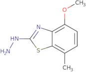 2-Hydrazino-4-methoxy-7-methyl-1,3-benzothiazole