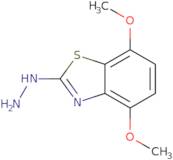 2-Hydrazino-4,7-dimethoxy-1,3-benzothiazole