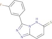 3-(3-Fluorophenyl)-[1,2,4]triazolo[4,3-b]pyridazine-6-thiol