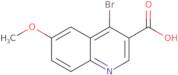 4-Bromo-6-methoxyquinoline-3-carboxylic acid