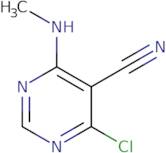 4-Chloro-6-(methylamino)pyrimidine-5-carbonitrile